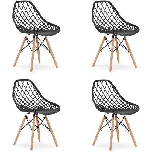 Brandless Stol SAKAI - črn x 4, (22030569) Slike