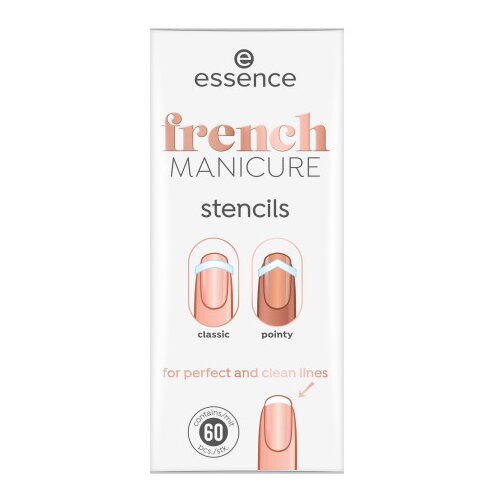 Essence šablone za francosko manikuro - French MANICURE Stencils - 01 French Tips & Tricks Cene