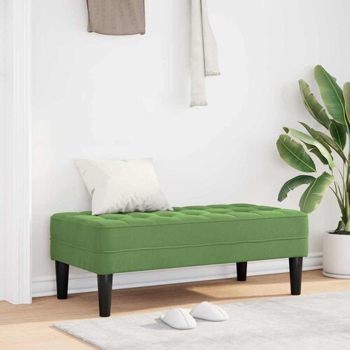  Klupa s jastukom Svijetlo zelena 113 x 57 x 39 cm Bar&scaron;un Cijene