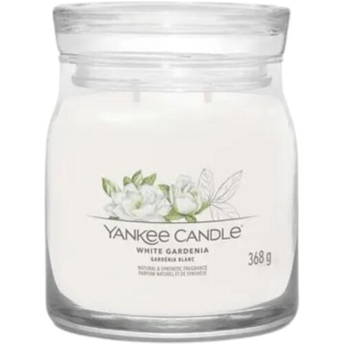 Yankee Candle Signature Jar dišeča sveča White Gardenia - Medium Cene