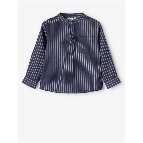 Name it Dark Blue Boys&amp;#039; Striped Shirt Stripes - Boys Slike