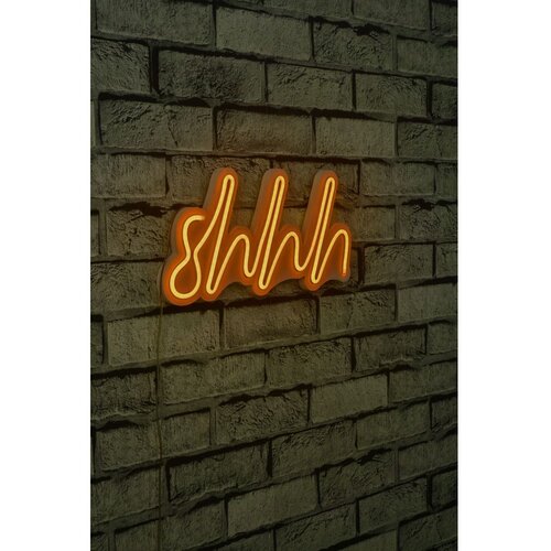 Wallity Dekorativna LED rasveta Shhh, 45x29x2cm, Žuta Cene
