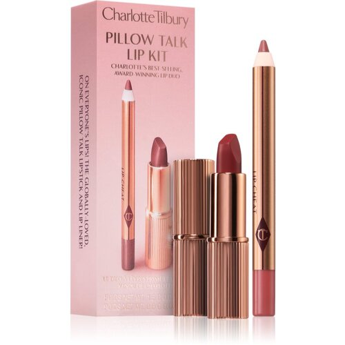 Charlotte Tilbury Pillow Talk Lip Kit ruž za usne i olovka za konturiranje usana nijansa Medium Cijene