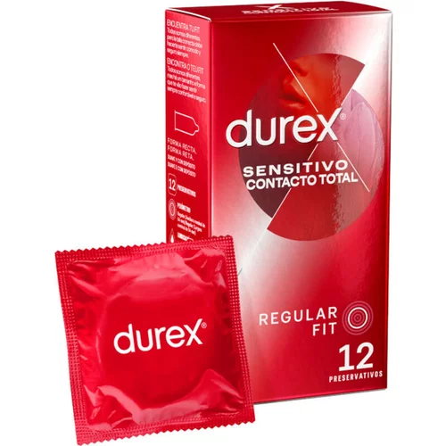 Durex condoms DUREX - SENSITIVE CONTACT TOTAL 12 UNITS