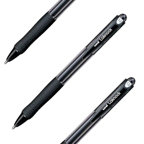 No Statovac SN-100 laknock, hemijska olovka, 0.5 mm, crna, uni-ball Cene