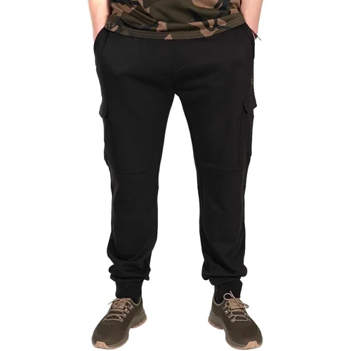 Fox Fishing Hlače LW Black/Camo Combat Joggers - XL