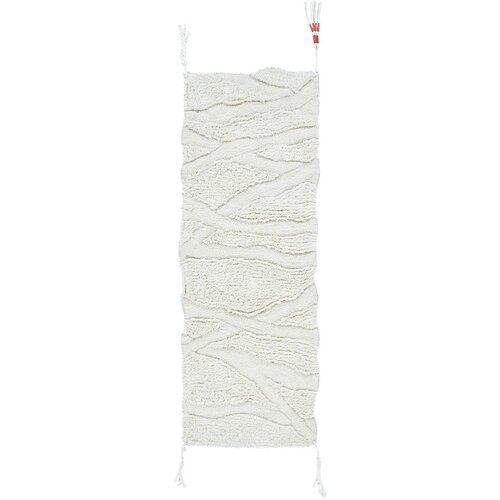 Lorena Canals Bijela periva/ručno rađena vunena staza 70x200 cm Enkang Ivory – Cijene