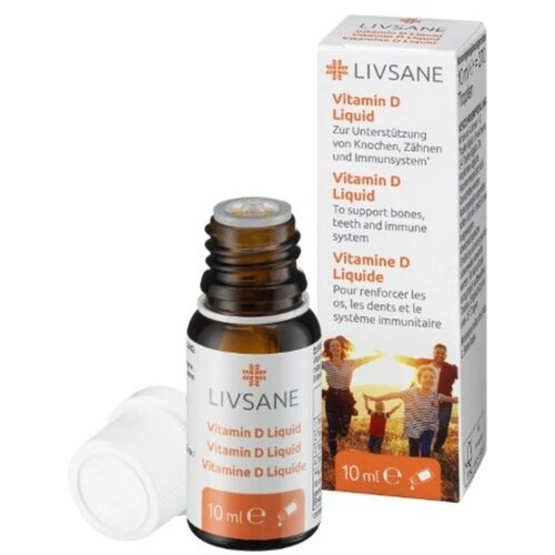 LIVSANE vitamin d kapi 10 ml Slike