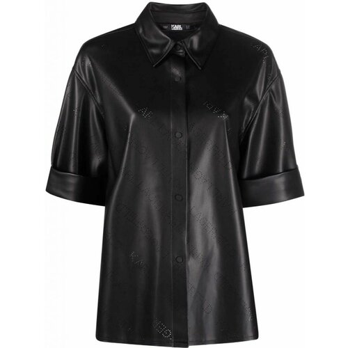Karl Lagerfeld ženska košulja od eko kože 221W1610-999 Slike