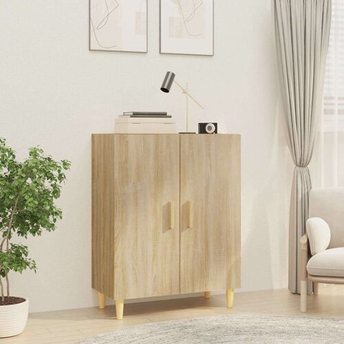  Komoda sonoma hrast 70x34x90 cm konstruiran les, (20601071) Slike