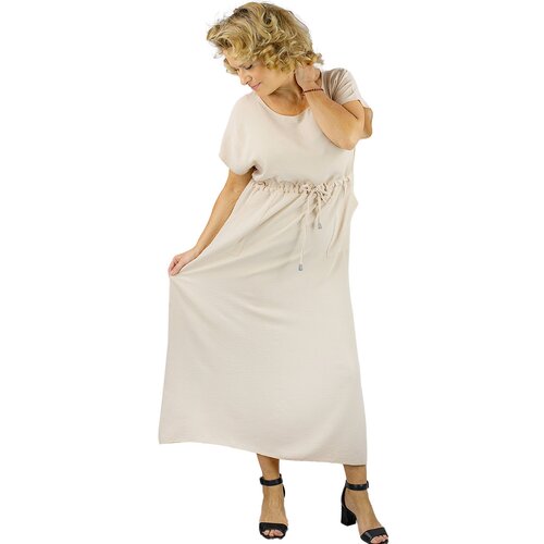 Pri Long maxi dress with waist tie "Summer Elegance" Cene