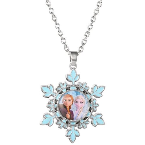 Frozen Ogrlica Disney - Elsa i Anna, posrebrena Cene