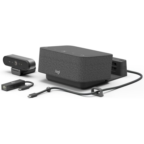 Logitech Logi Dock Focus Room kit Teams sustav za video konferenciju 1 osoba Sustav za osobne video konferencije Cene