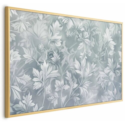  Plakat - Worn Floral Patterns in Muted Turquoises 30x21 Zlatni okvir Cene
