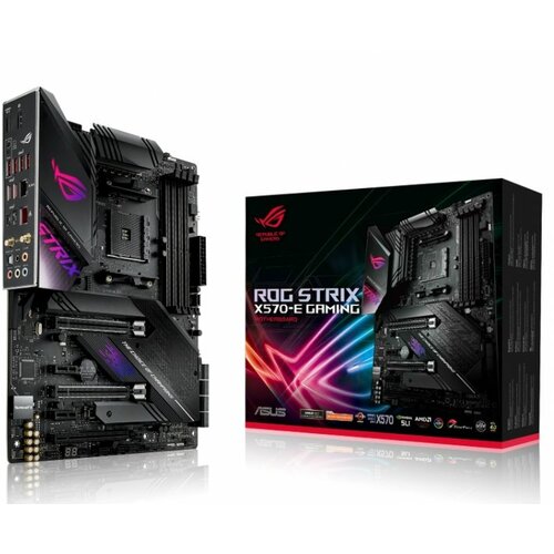 Asus ROG Strix X570-E Gaming - AMD X570 Ryzen AM4, PCIe 4.0, M.2, Wi-Fi 6, BT 5.0, HDMI, DP, USB 3.2, ATX matična ploča Slike