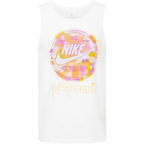 Nike Sportswear Majica oranžna / roza / off-bela
