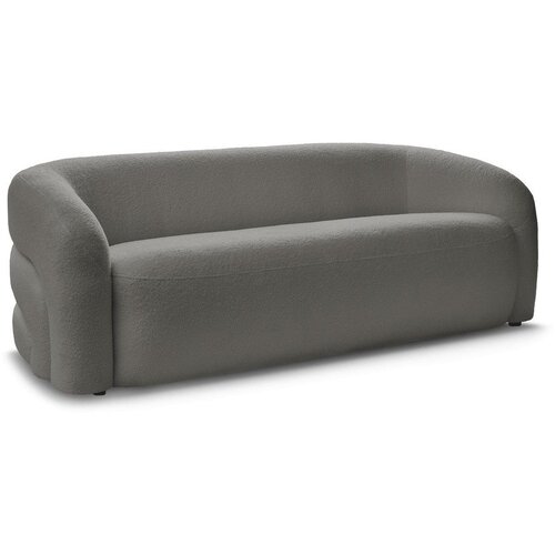 Bobochic Paris Siva sofa od boucl&amp;eacute; tkanine 193 cm Elina &amp;ndash; Slike