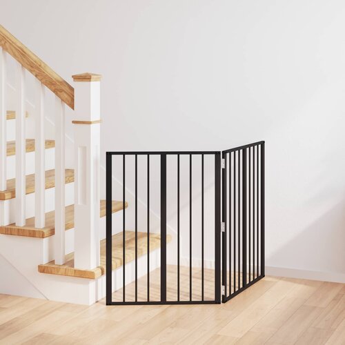  Vrata za pse 2 pcs Crna 60 x 80 cm Cinkani čelik Cijene