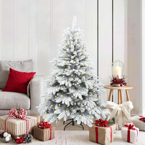 vidaXL Umestno božično drevo med 150 LED Zelena 150 cm PE in PVC Cene