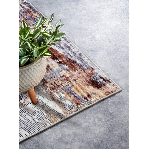 Elle Decoration Siva preproga 120x160 cm Malard Copper Gold &amp;ndash; Slike