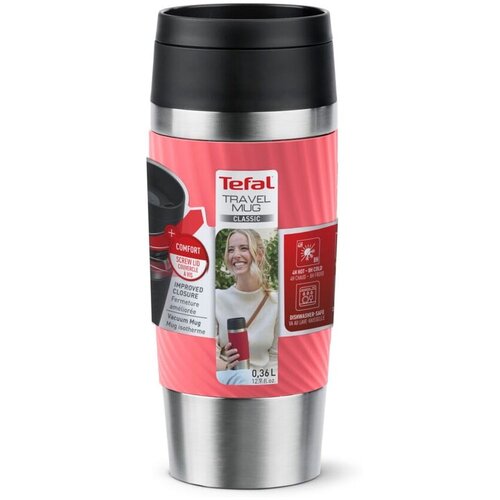 Tefal Rožnato-oranžen potovalni lonček 360 ml &amp;ndash; Slike