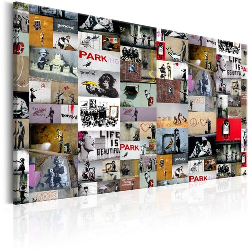  Slika - Art of Collage: Banksy 90x60 Cijene