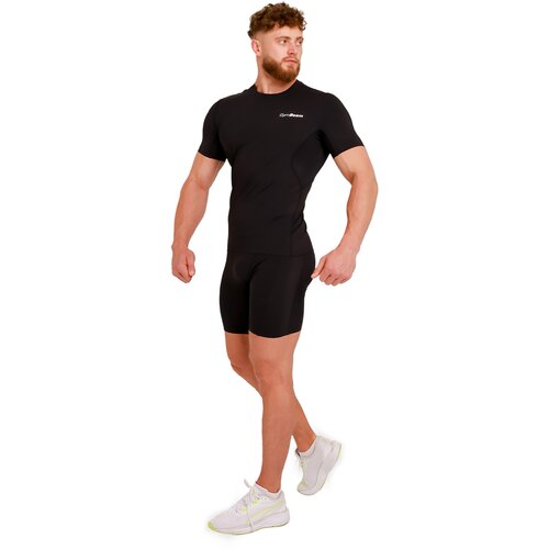 GymBeam Kompresijska majica High Black Slike