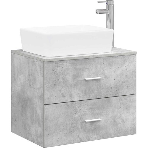  Set namje&amp;scaron;taja za kupaonicu Betonska siva Konstruirano drvo 62.5 x 44.5 x 50 cm Slike