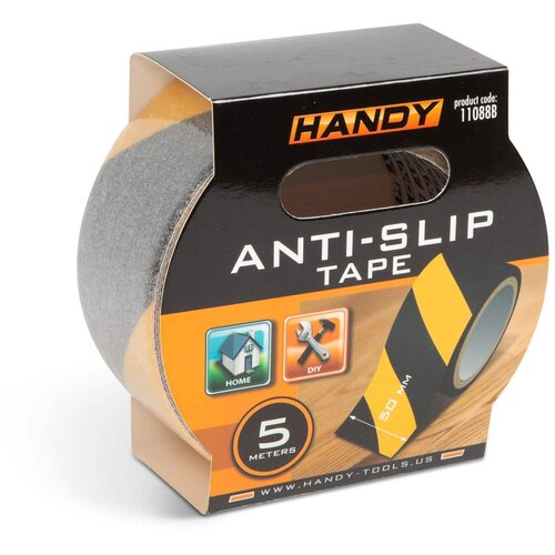Handy Samolepljivi protizdrsni trak 5 m x 50 mm rumeno / črn Cene