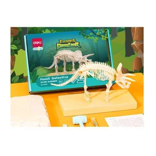  DEČIJA IGRAČKA DELI - KREATIVNI SET ZA ISKOPAVANJE TRICERATOPS 74349 Cene
