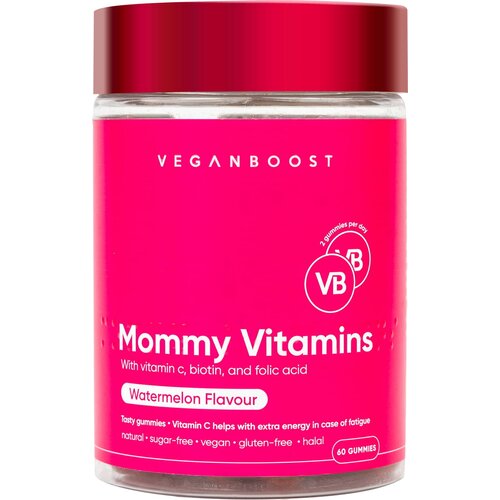 Veganboost Gumijasti bonboni z vitamini za mamice - lubenica Slike