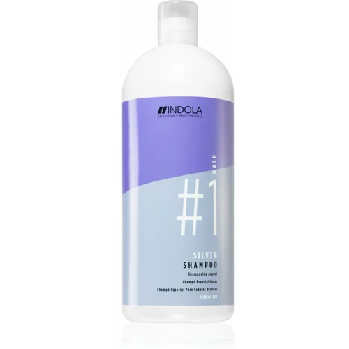 Indola Silver šampon za neutraliziranje bakrenih tonova 1500 ml