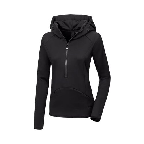Pikeur Flis pulover z kapuco in zadrgo RONIA, black - 42 Slike