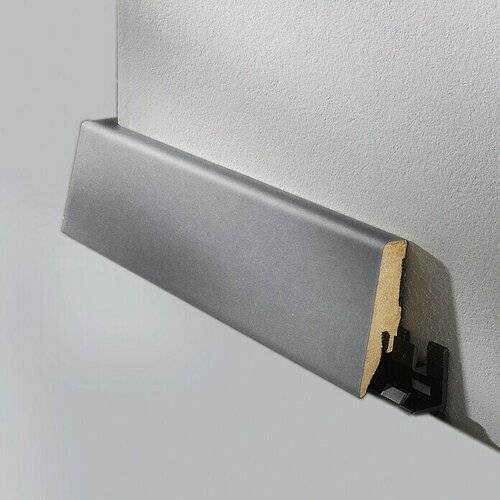 LOGOCLIC Zaključna letev K58 D jeklo mat (260 cm x 19 mm x 58 mm, MDF) Cene