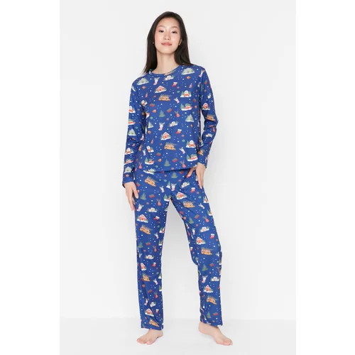 Trendyol Multicolor Patterned Knitted Family Combine Pajamas Set