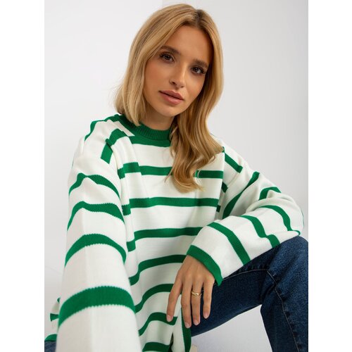 RUE PARIS Sweater-LC-SW-2212.97P-dark green Slike
