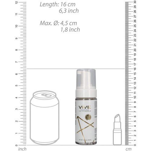 Shots Vive - pjena za či&amp;scaron;ćenje seksualnih igračaka (140ml) Slike