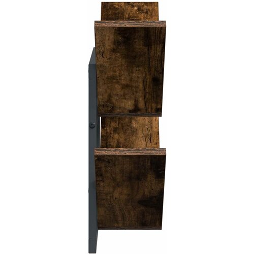  Floating polica za zid 2 kom. Dimljeni hrast 43 x 15 x 47 cm Slike