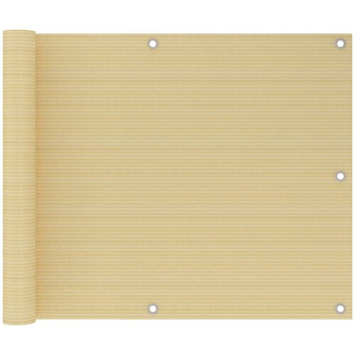 Balkonski zastor bež 75 x 600 cm HDPE Cijene