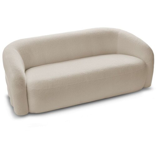 Bobochic Paris Bež sedežna garnitura iz tkanine boucl&amp;eacute; 193 cm Elina &amp;ndash; Slike