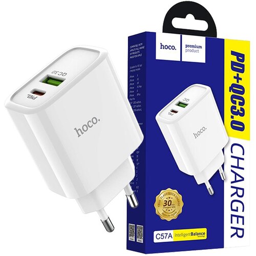 hoco. Punjač kućni, brzi PD tehnolog. 18W mobitel, tablet, laptop – C57A Cijene