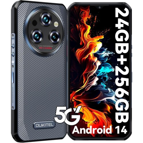 Oukitel WP35 5G 24/256GB, siva pametni robustni telefon Android 14, 11000mAh, (21339554) Cene