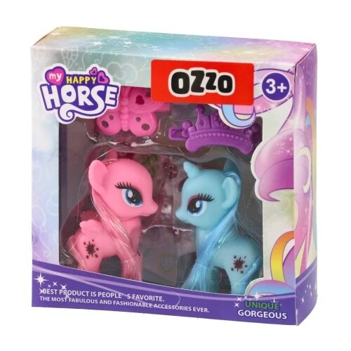 Ozzo Fun horse, set figura, dva ponija, plavi i roze Cene