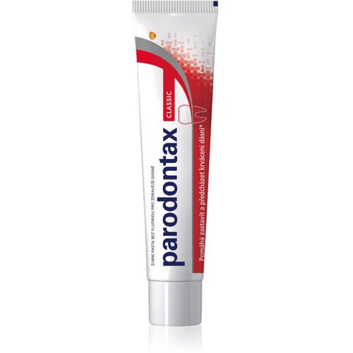 Parodontax Classic zobna pasta proti krvavitvi dlesni brez fluorida 75 ml Cene