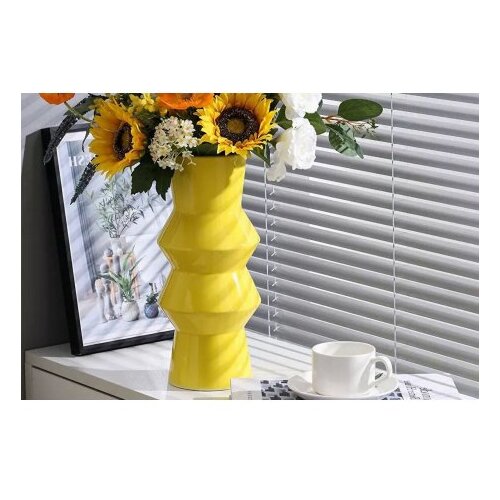 WALLXPERT žuta keramička vaza CY0203 Cene