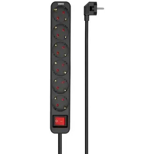 Max produžni kabel s prekidačem, MPS-306SOPB-3M, 6 utičnica 3 m, crni Cijene