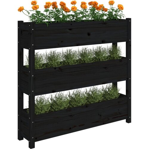  Sadilica crna 112 x 25 x 104,5 cm od masivne borovine Slike