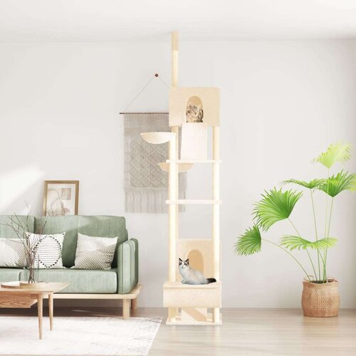  Penjalica za mačke od poda do stropa krem 277 - 303 cm Slike