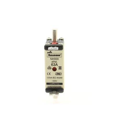 Eaton 63NHG000BI NH osigurač s mehaničkim sigurnosnim indikatorom Veličina osigurača = 000 63 A 500 V 3 St. Cijene