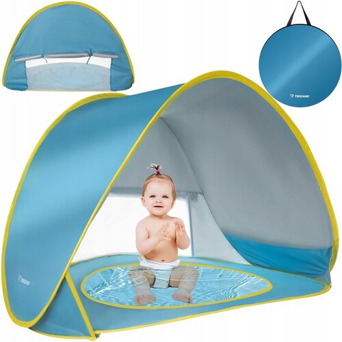  Popup polodprti &amp;scaron;otor za plažo z bazenom 65x115x80cm Slike
